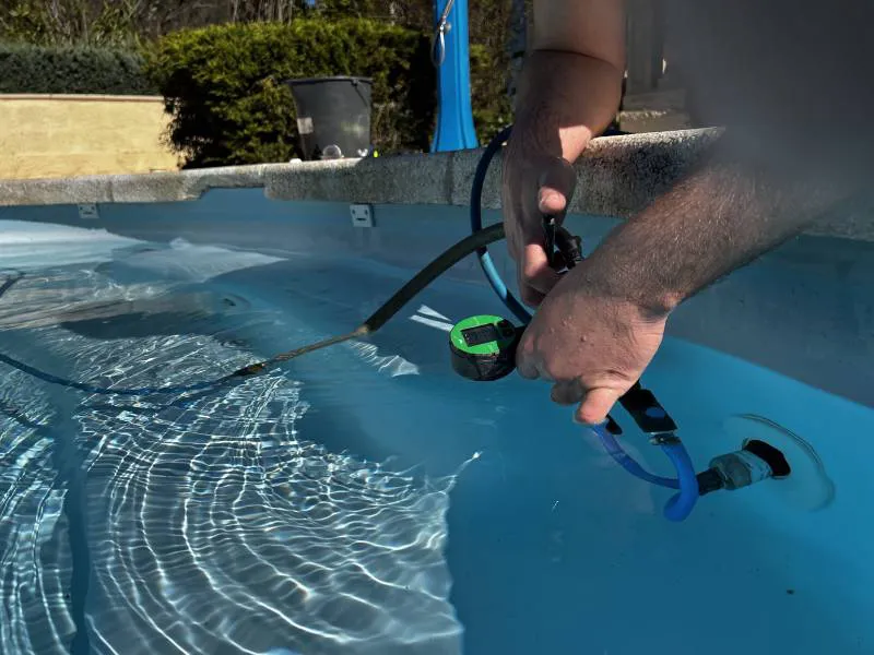détection fuite d'eau piscine