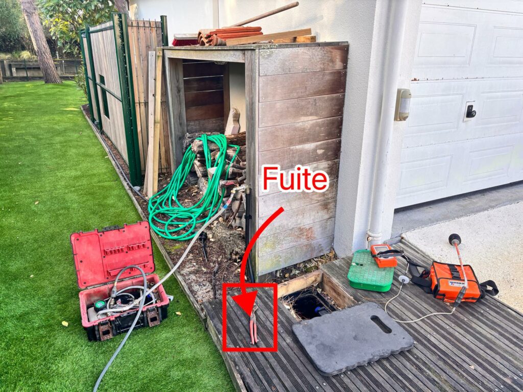 recherche de fuite - pyla sur mer - surconsommation