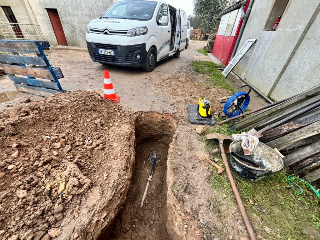 recherche de fuite - domaine viticole - adn online