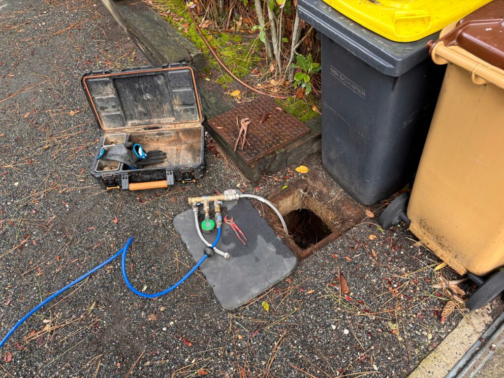 Recherche de fuite enterrée au Cap Ferret - 16 janvier - adn recherche de fuite