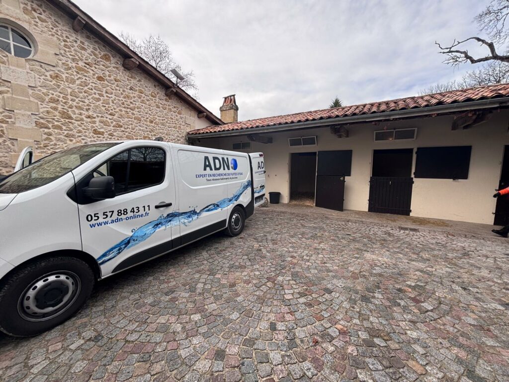 Recherche de fuite d’eau sur un grand domaine – La Brède