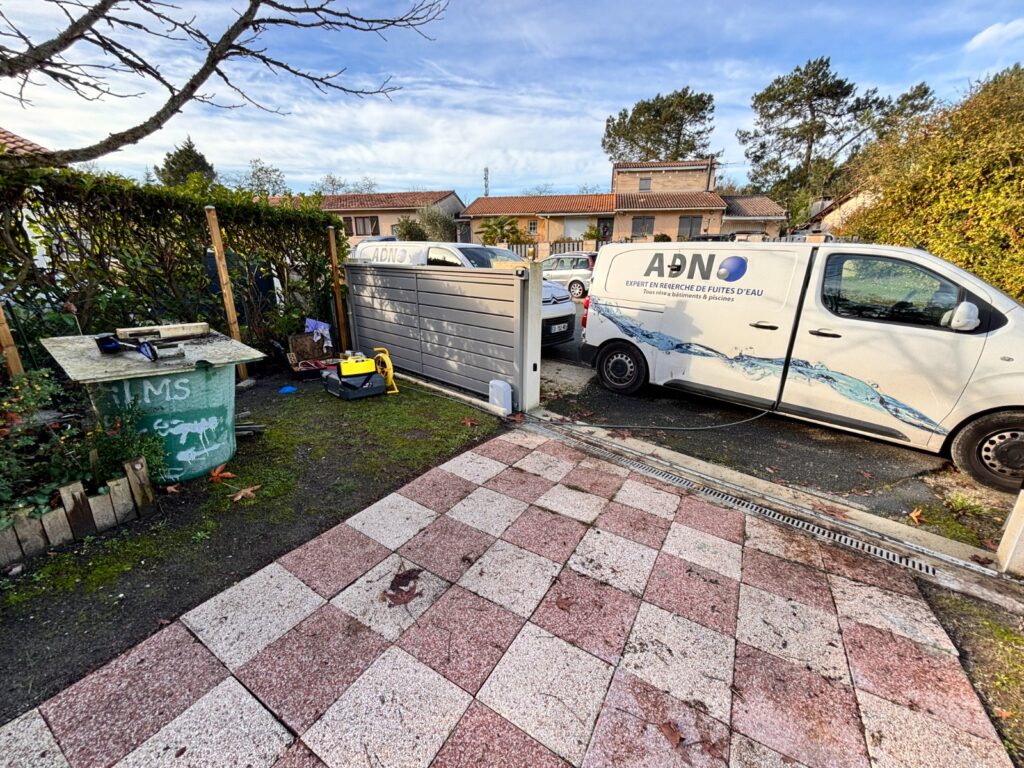 recherche de fuite - jardin - merignac