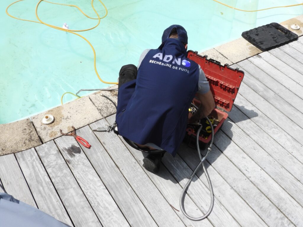 recherche de fuite piscine - assurance - adn online