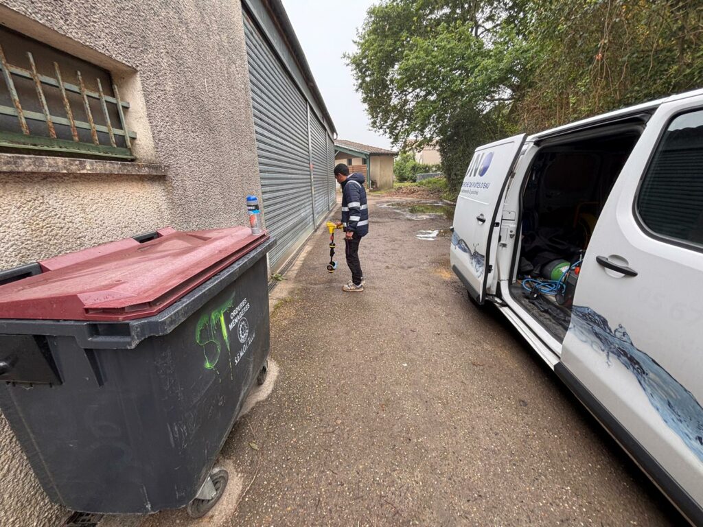 recherche de fuite - réseau enterré communal - adn online - gironde