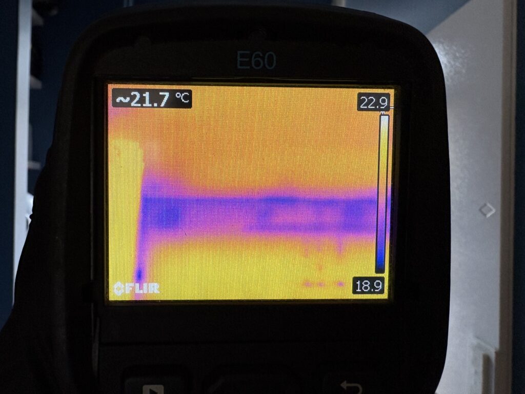 Mise en évidence des dégâts avec caméra thermique à Bègles par ADN