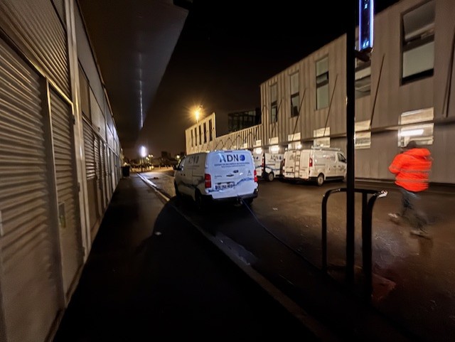 Intervention de nuit sur bordeaux pour une recherche de fuite par l'équipe ADN